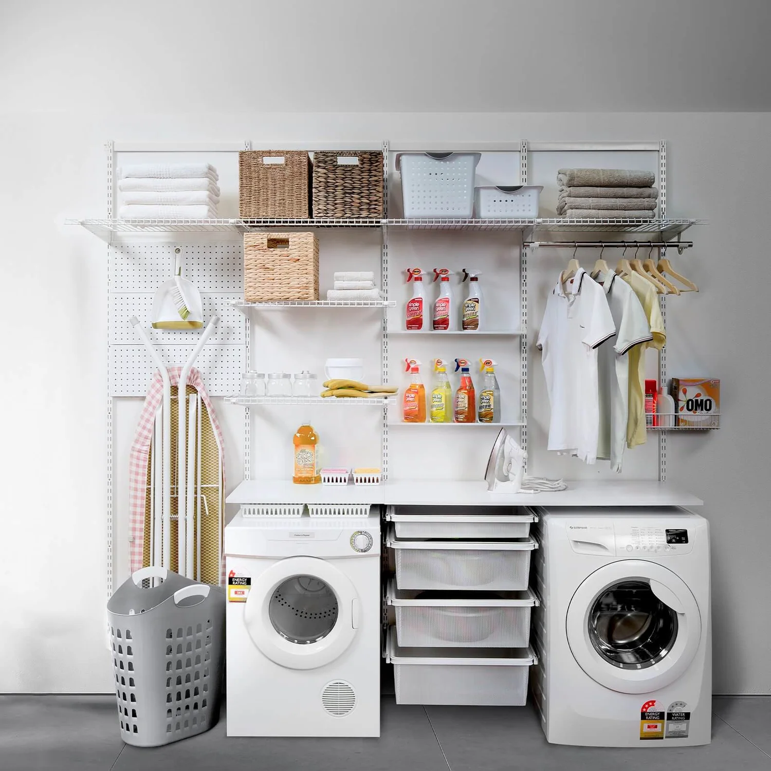 None Wire 'A Shelf - White - 1840x335mm - Image 2