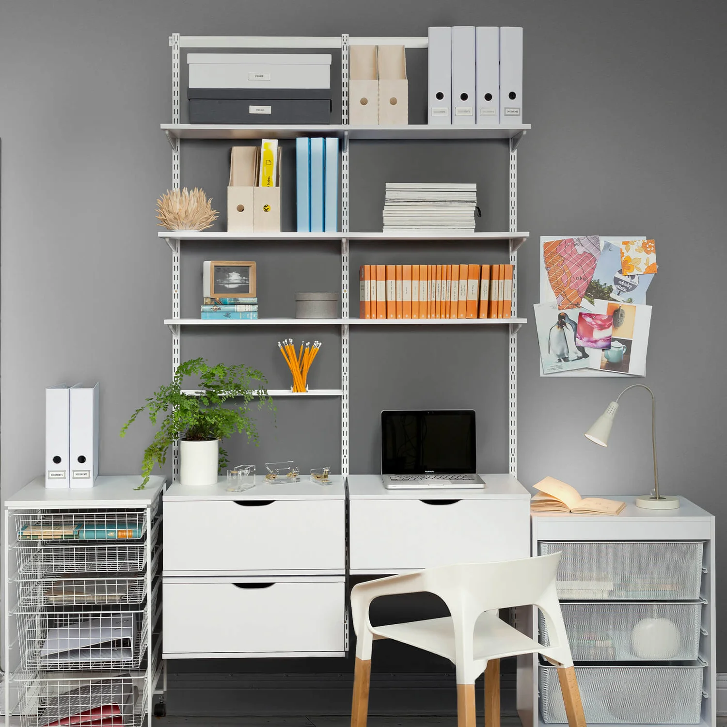 None Double Slot Bracket - White -320mm - Image 3