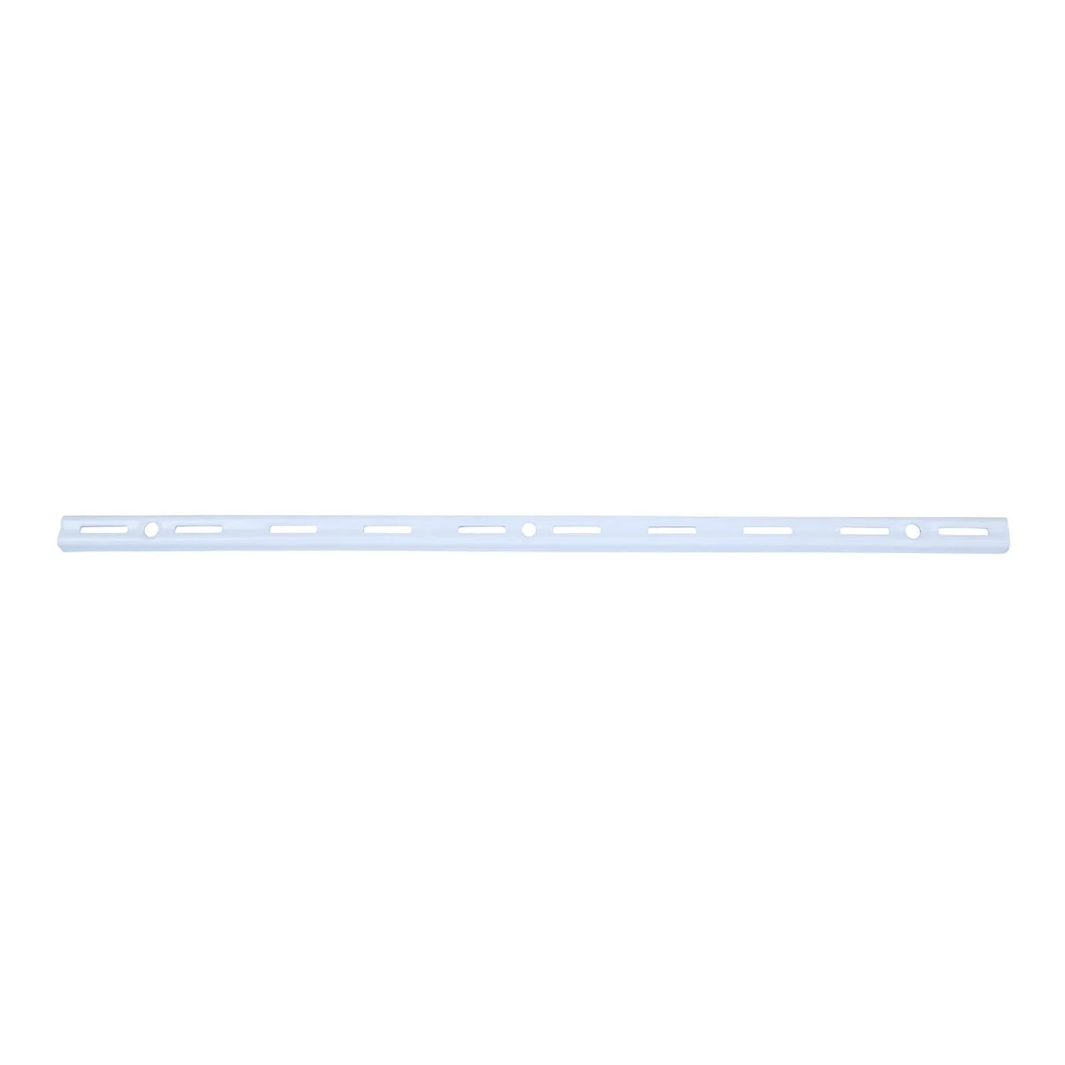 None Single Slot Upright Wall Strip - White - 100cm