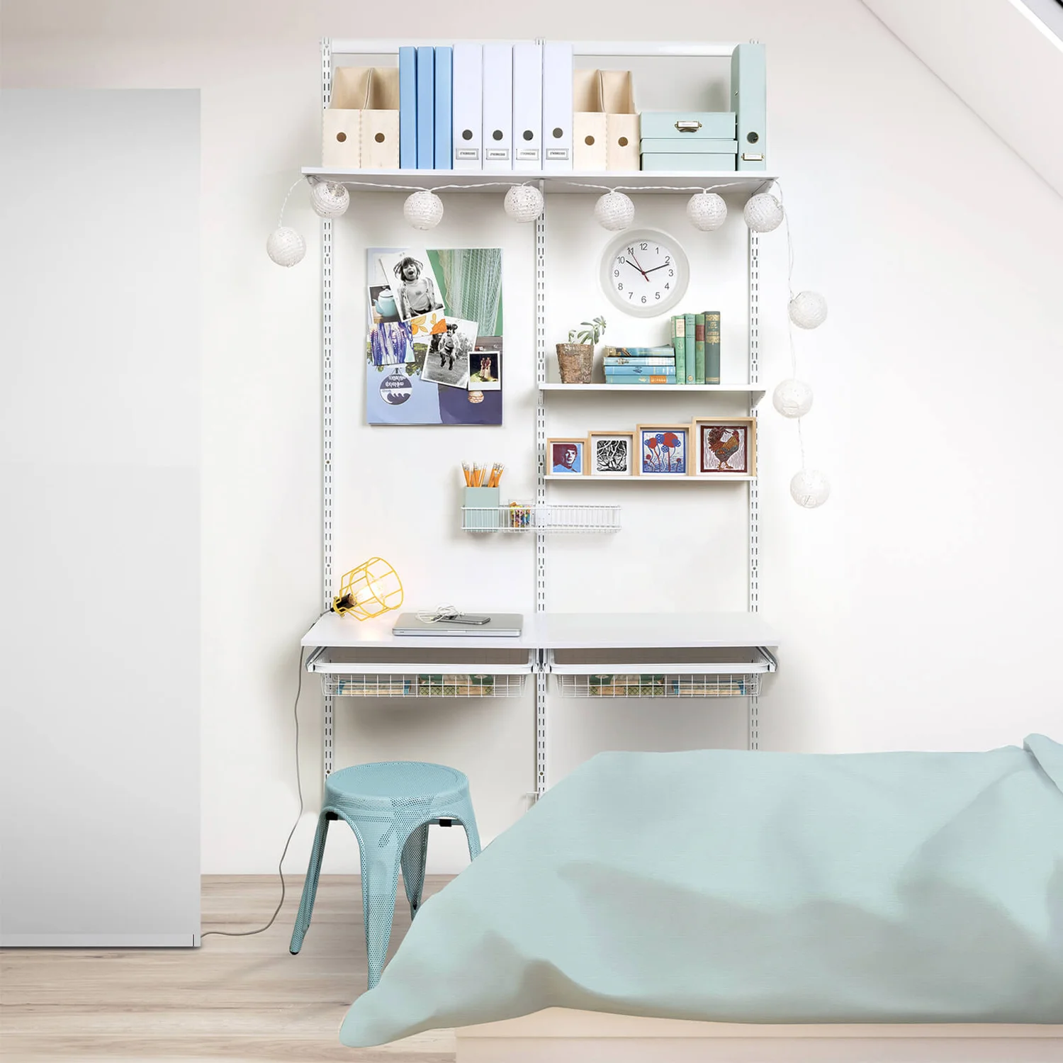 Shelf White 1200x16x200mm - Image 2