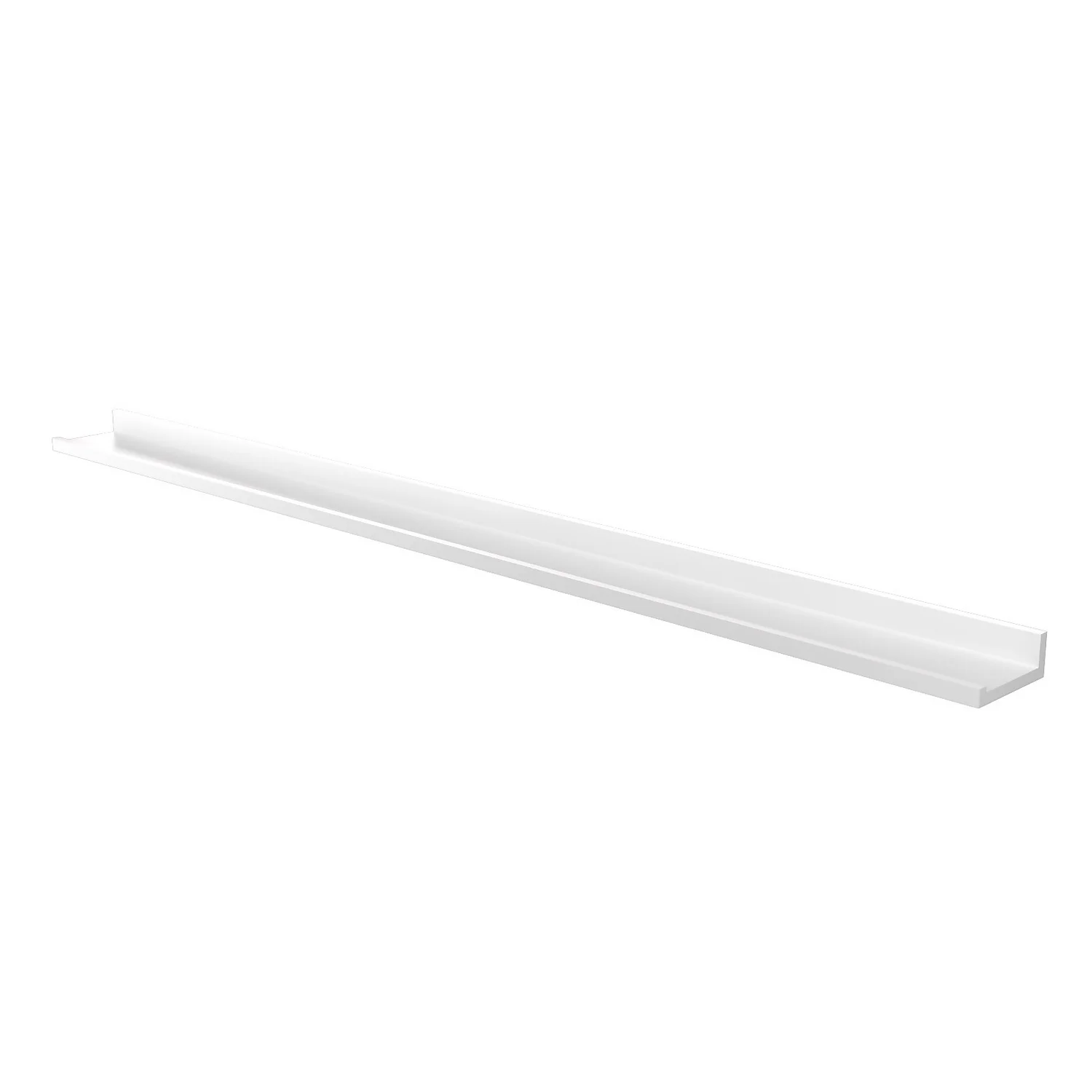 Flexi Storage Decorative Shelving Photo Shelf - White Matt - 1200x35x100mm