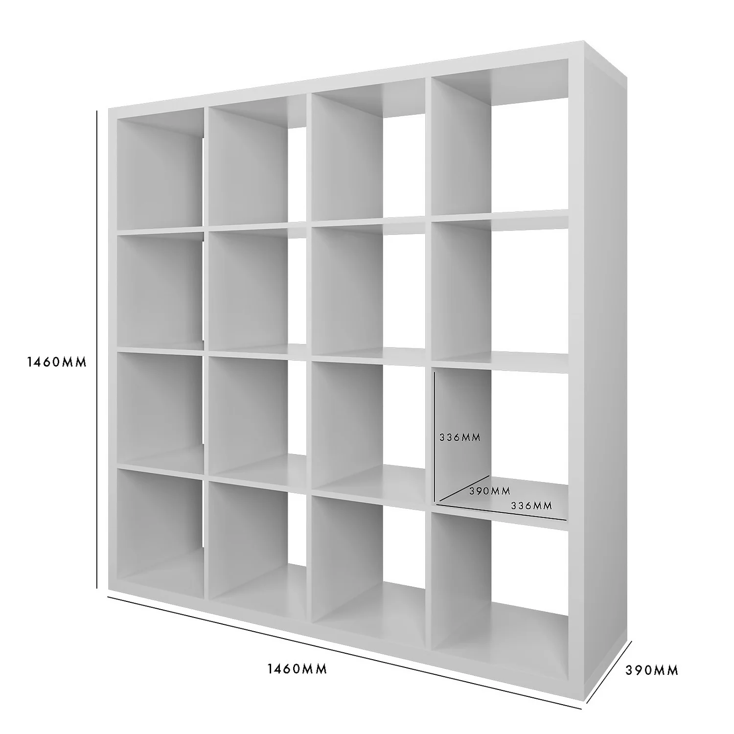 Clever Cube 4x4 Storage Unit - White - Image 6