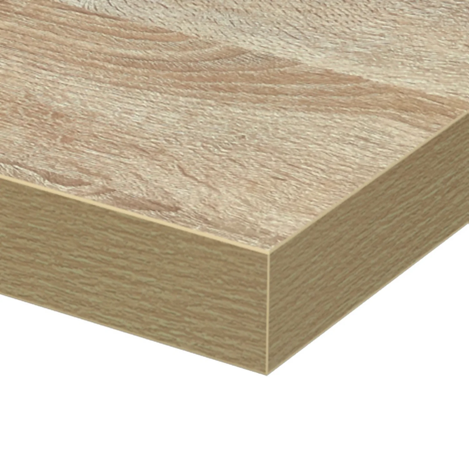 Floating Shelf - Sanoma Oak - 250 X 250 X 38mm - Image 3