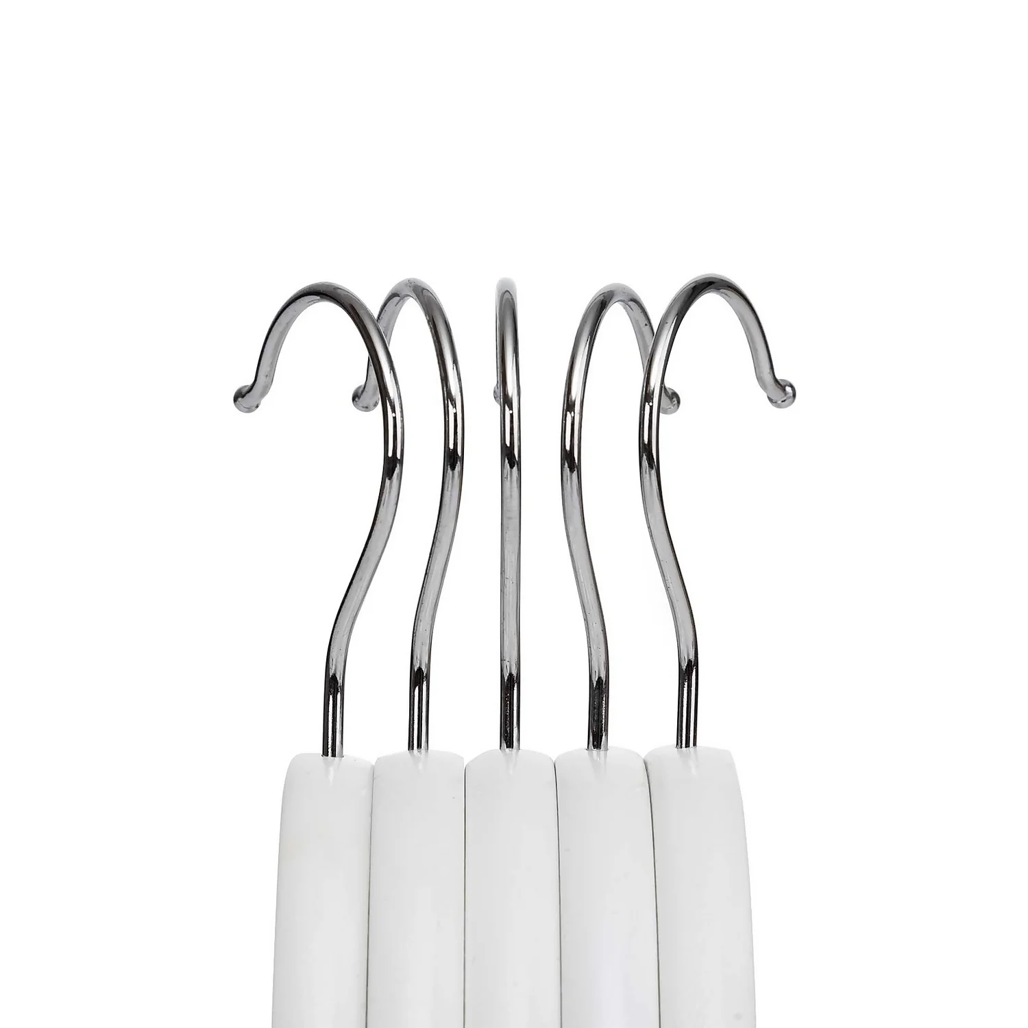 White Wooden Hangers - 8 Pack - Image 4