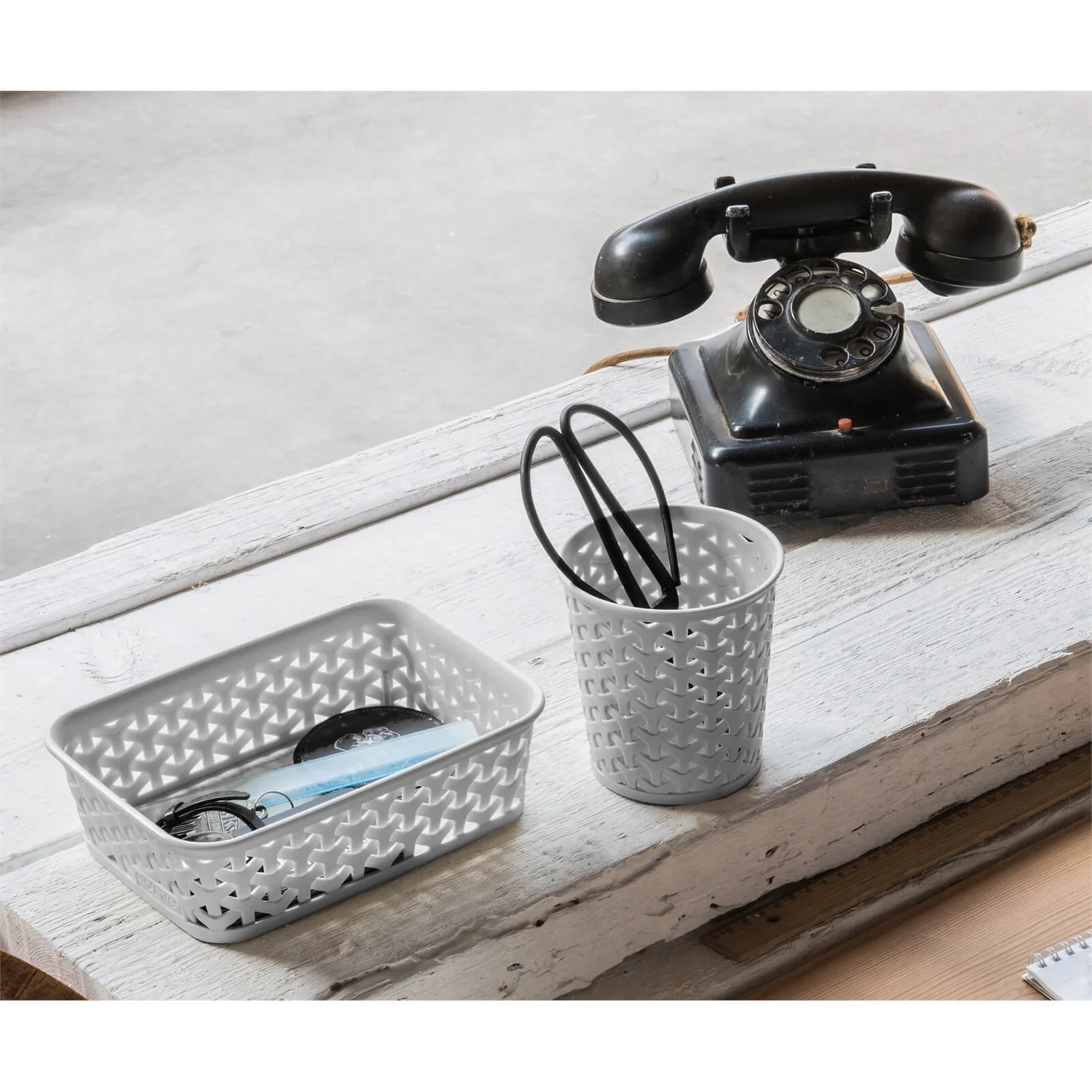 Curver My Style A6 Rectangular Plastic Storage Organiser - Grey - Image 5