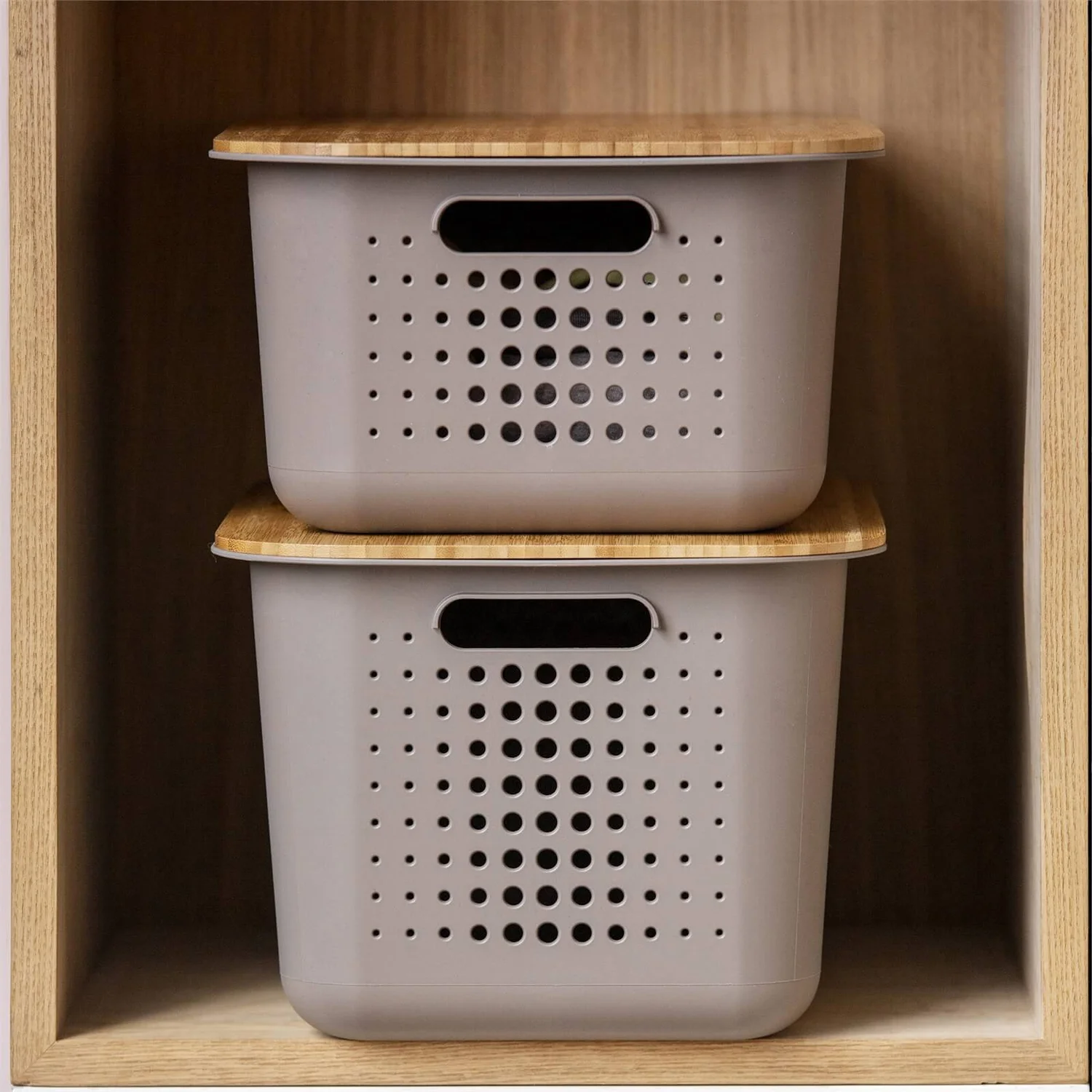 Smartstore 10L Wardrobe Basket - Taupe - Image 3