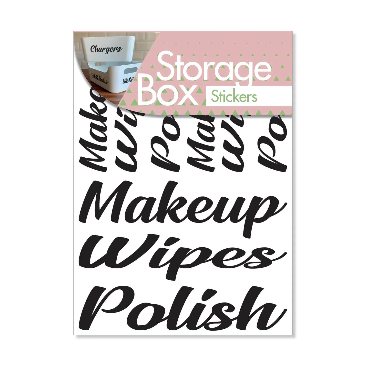 Box Stickers Makeup And Wipes