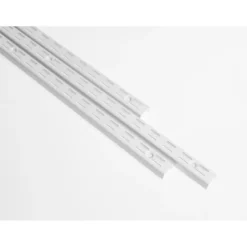 Anti-bacterial Twin Slot Shelving Kit - 1981mm White Twinslot And 120mm Brackets - White