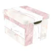 Curver Stockholm Mixed Marble Deco Storage Box - Pink & White 22L