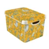 Curver Stockholm Stork Deco Storage Box - Yellow - 22L