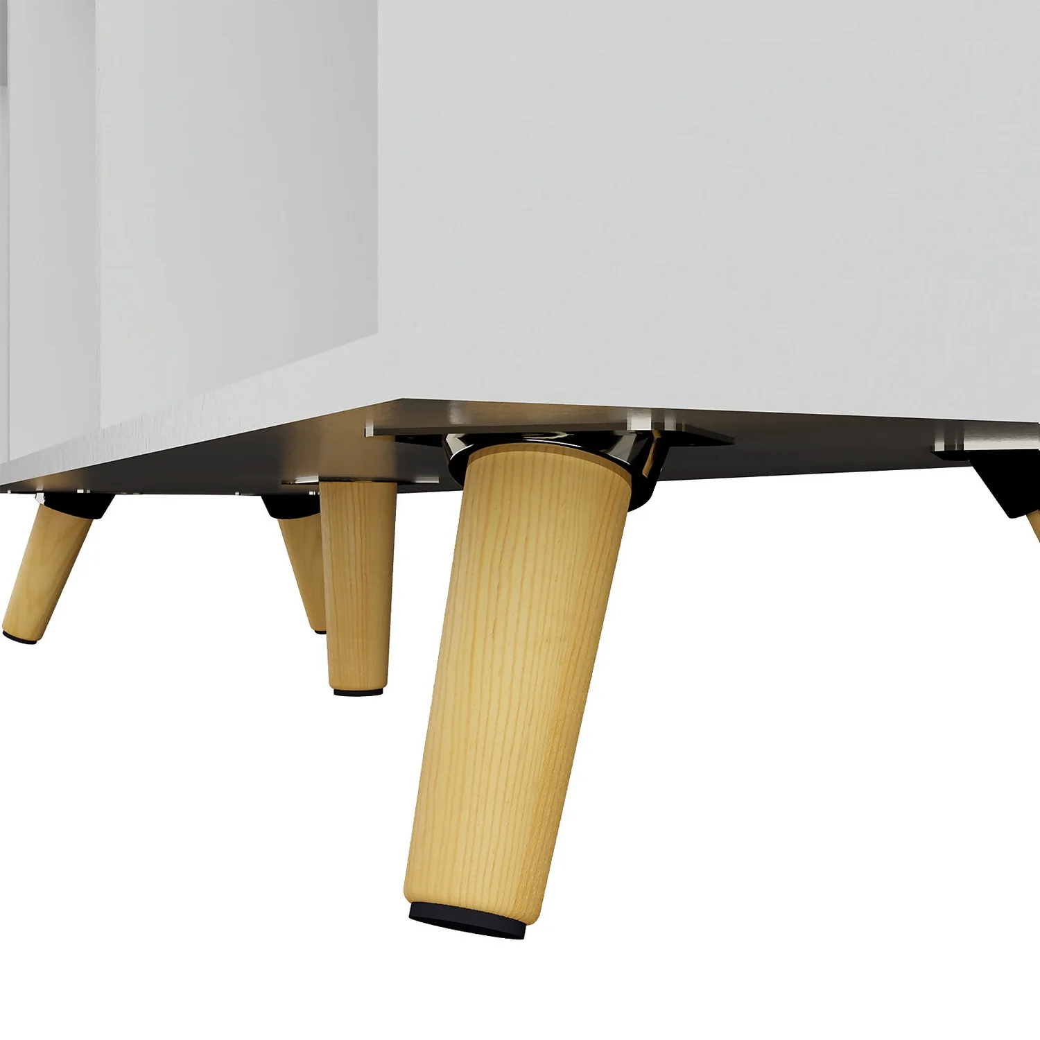 Kids Compact Storage Unit With Legs - White - Image 7