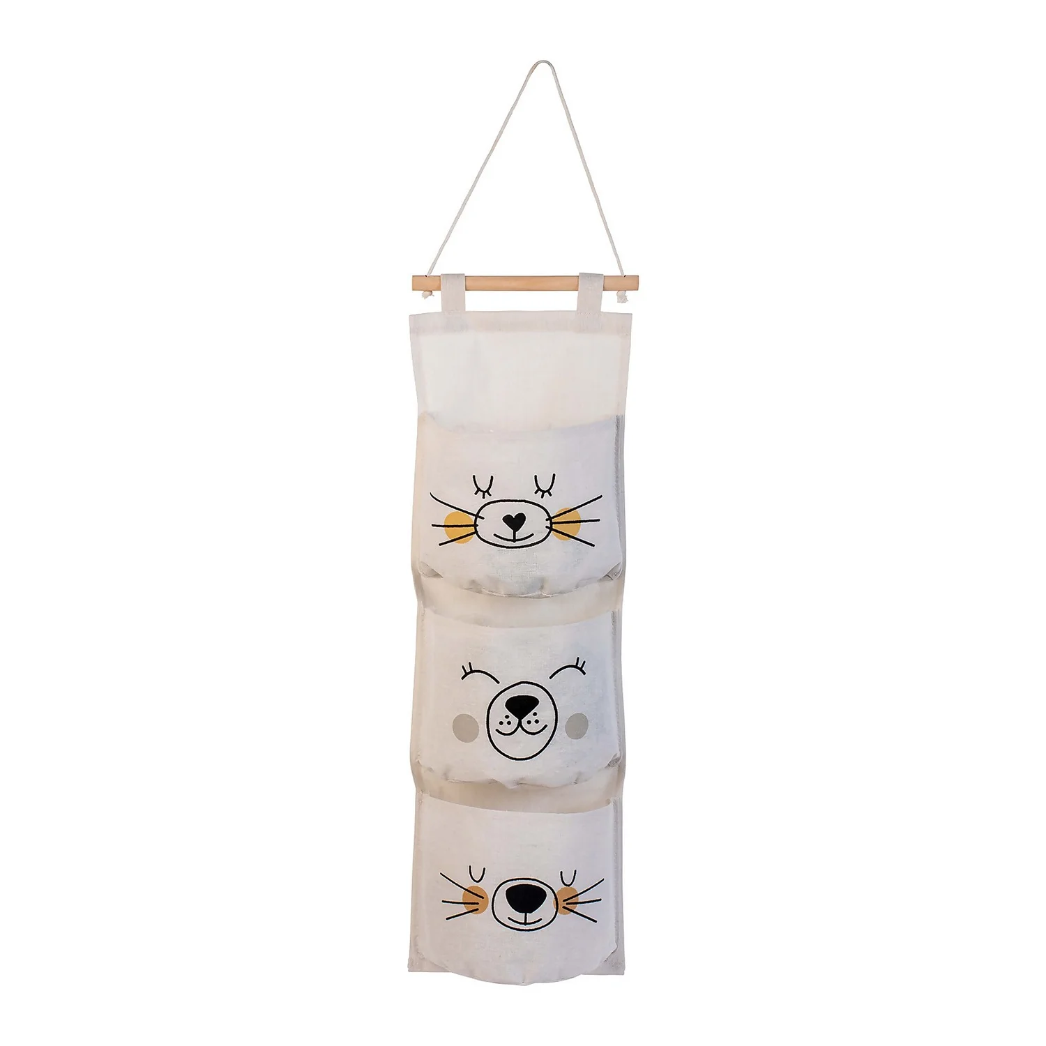 Kids 3 Pocket Hanging Organiser - Polar Bear - Image 5