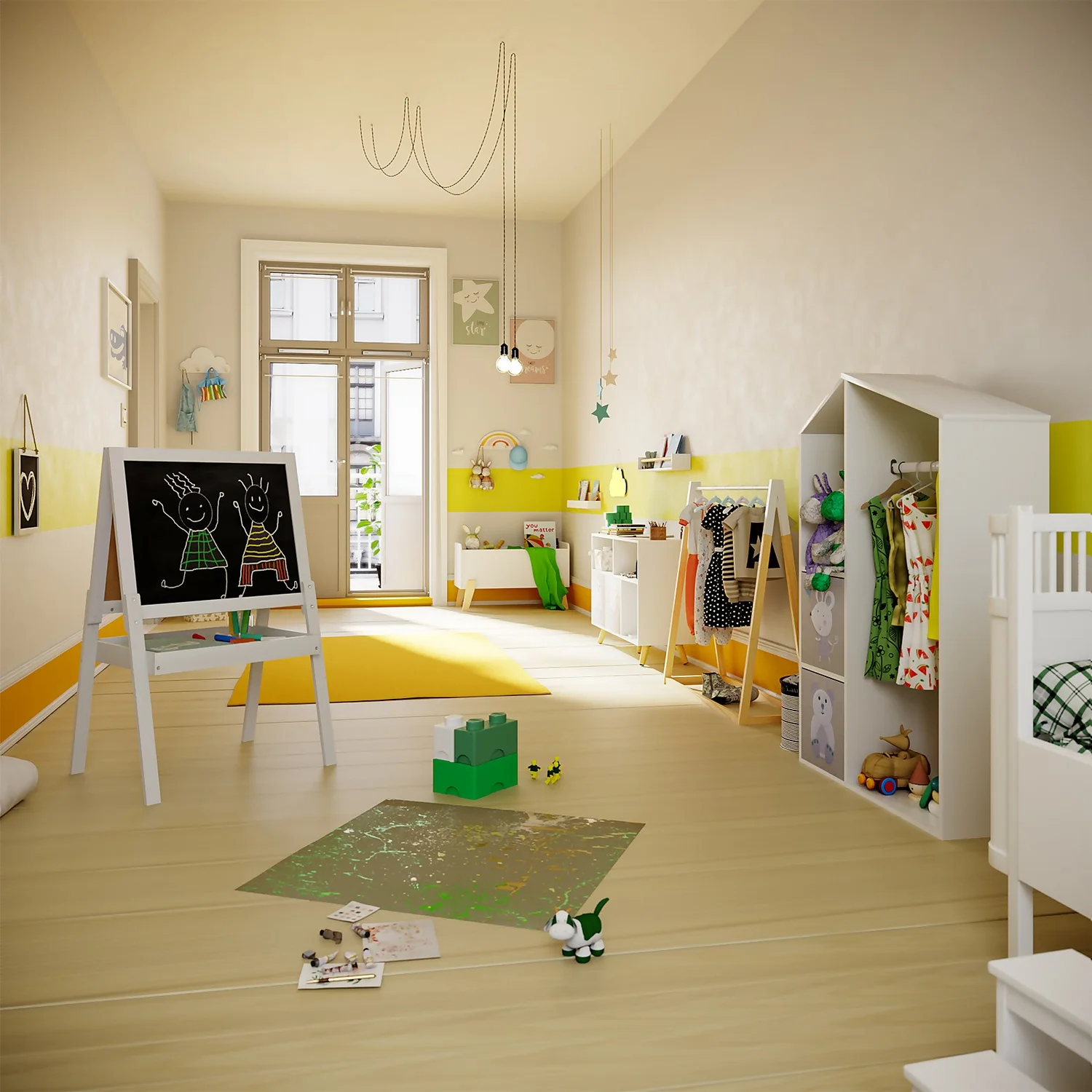 Kids Chalkboard Easel - Image 3