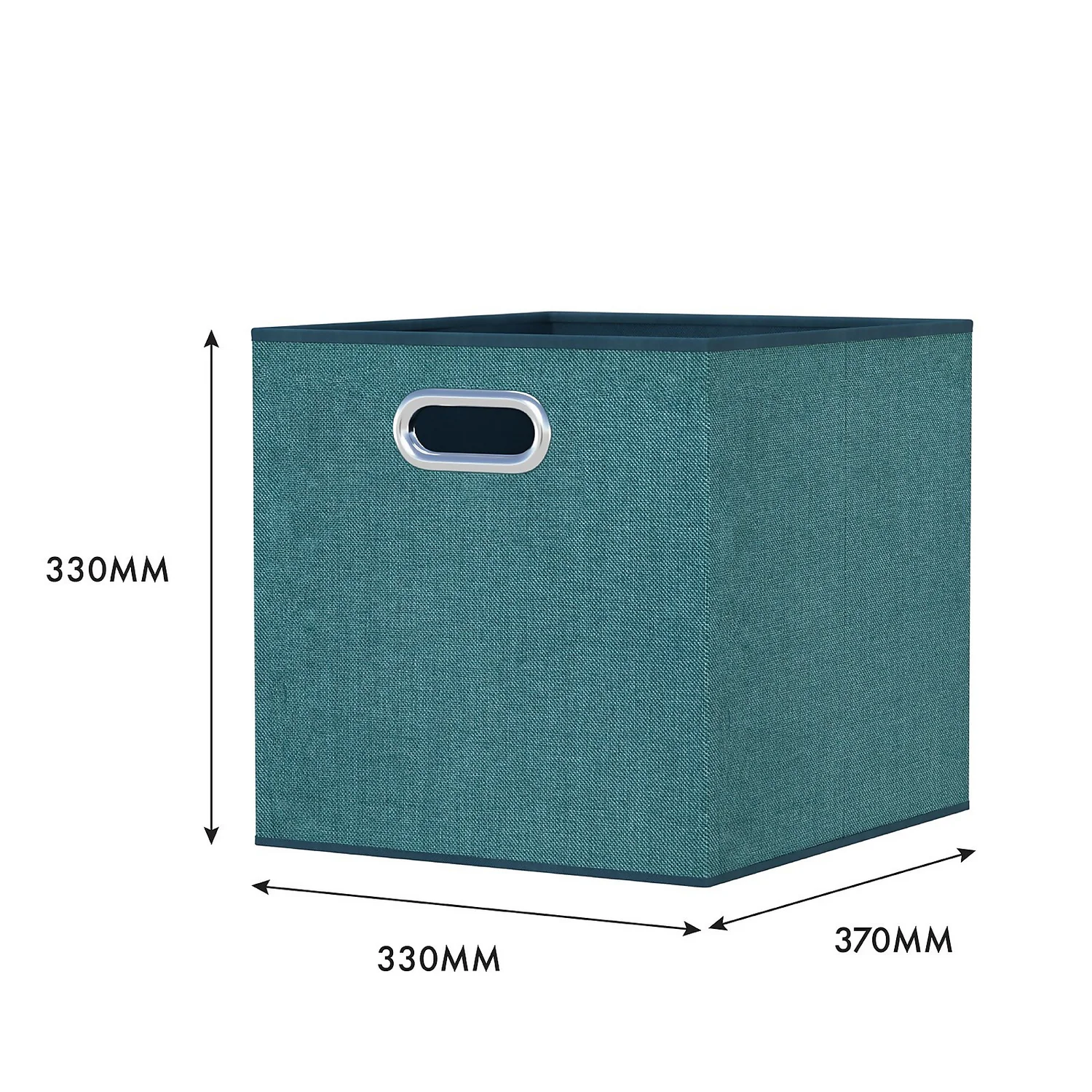 Clever Cube Fabric Insert - Set Of 2 - Jade Green - Image 5