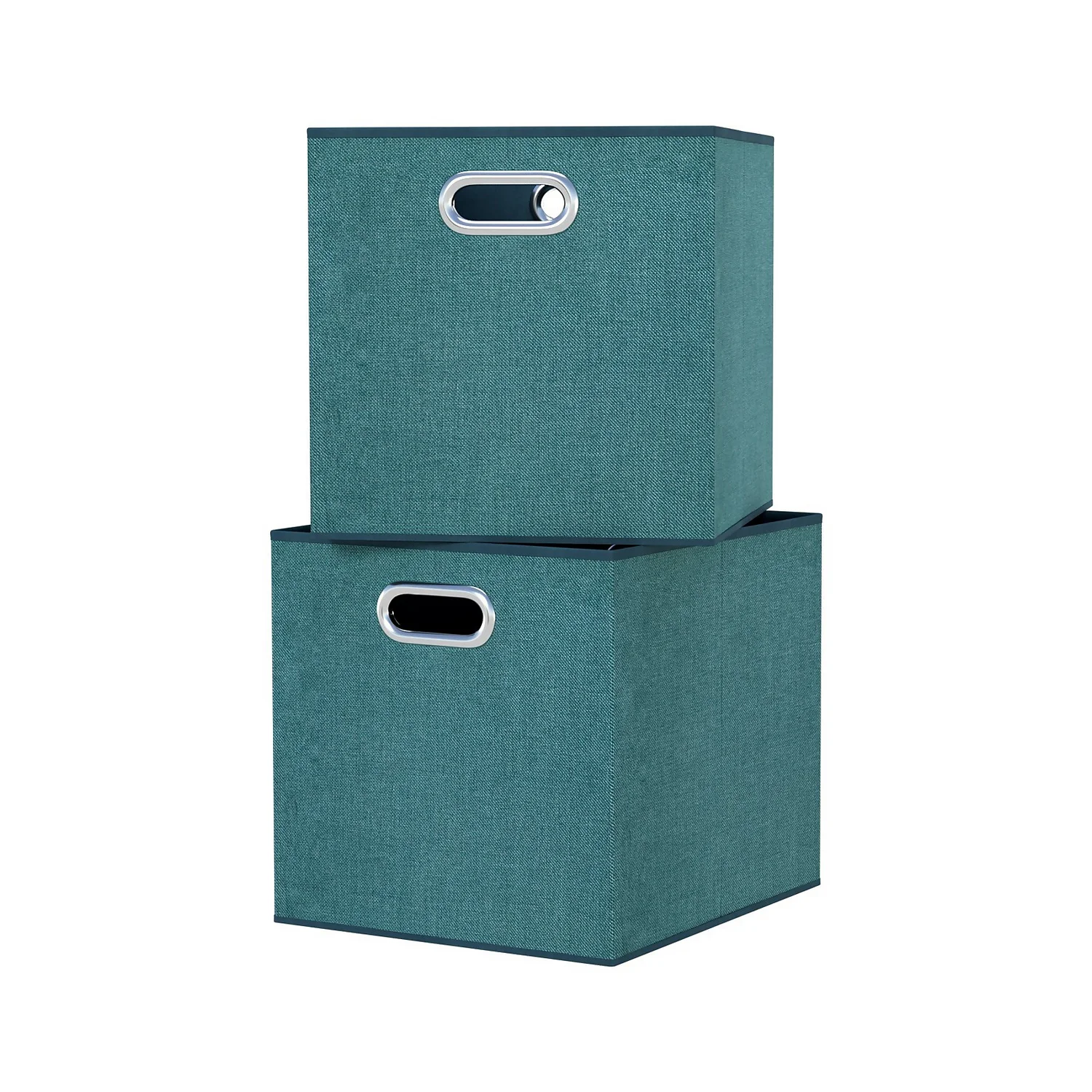 Clever Cube Fabric Insert - Set Of 2 - Jade Green