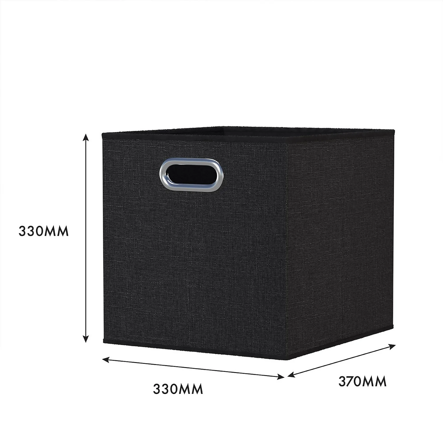 Clever Cube Fabric Insert - Set Of 2 - Woven Pepper - Image 5